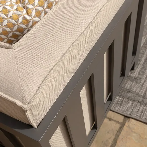 Maze Ibiza Medium Corner Garden Sofa Set with Round Coffee Table 5