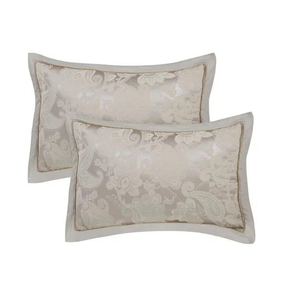 Catherine Lansfield Opulent Jacquard Standard Pillow Sham Pair 3