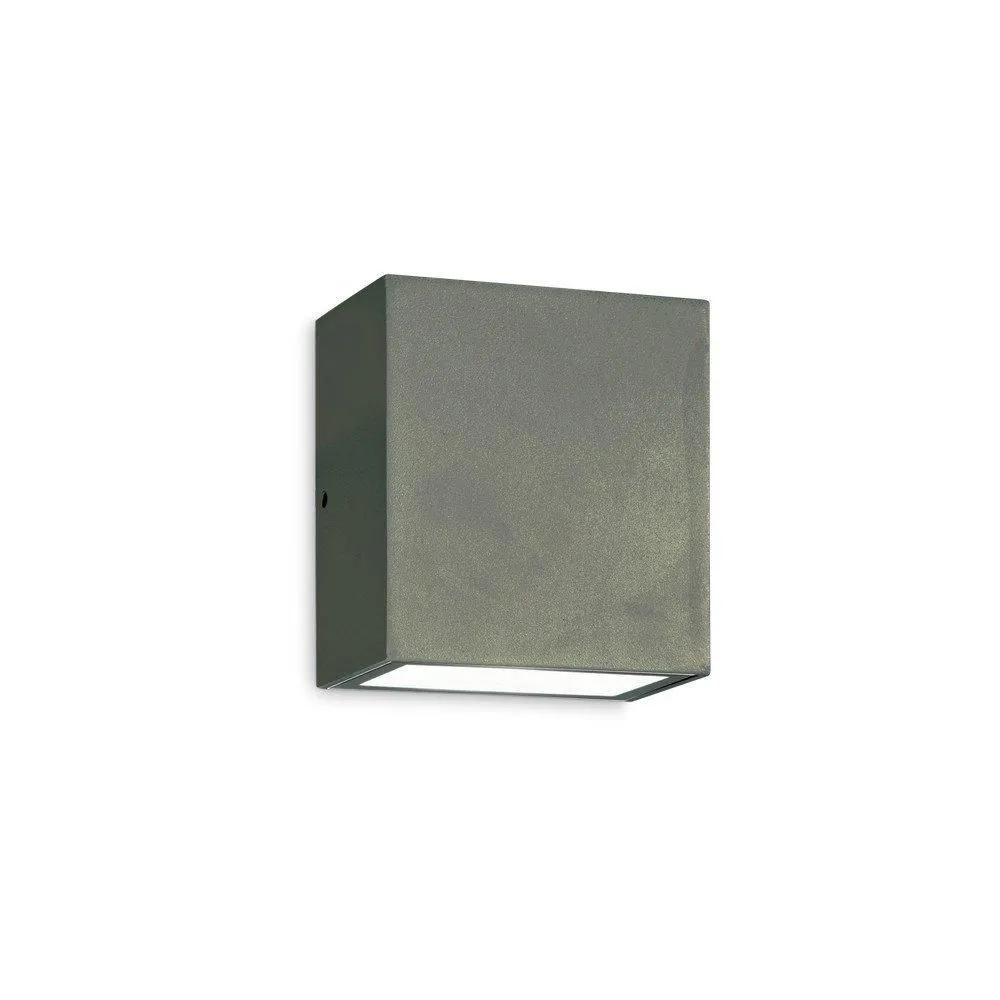 Netlighting Argo LED Outdoor Cubic Up & Down Wall Light Anthracite IP65 3000K in Black