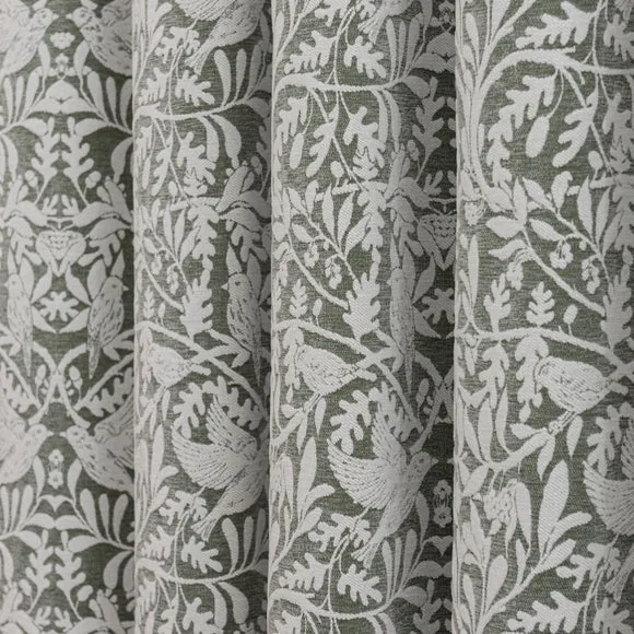 Alora Chenille Thermal Pencil Pleat Curtains 3