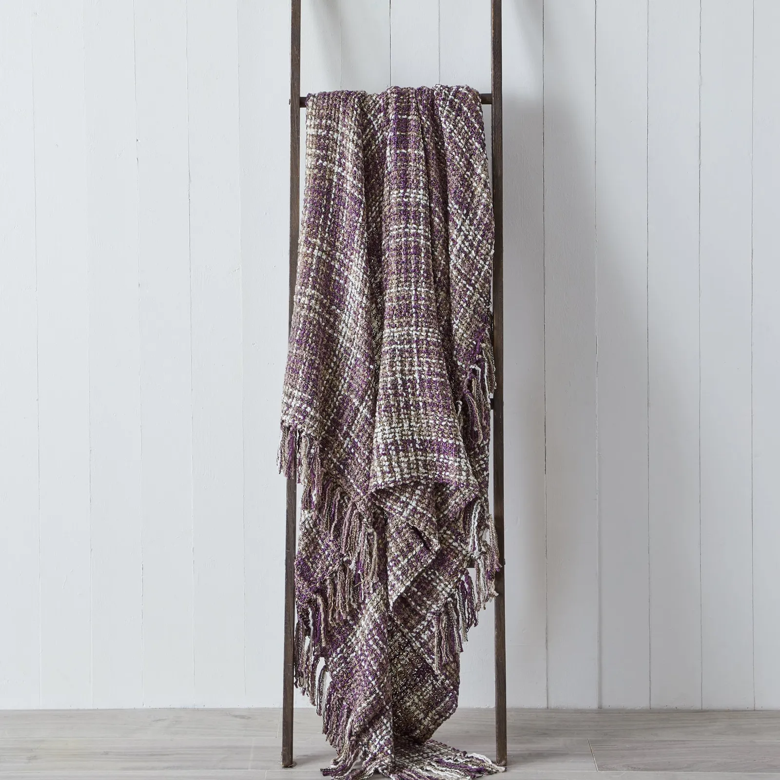 Baoli Woven 140cm x 180cm Throw Plum (Purple)