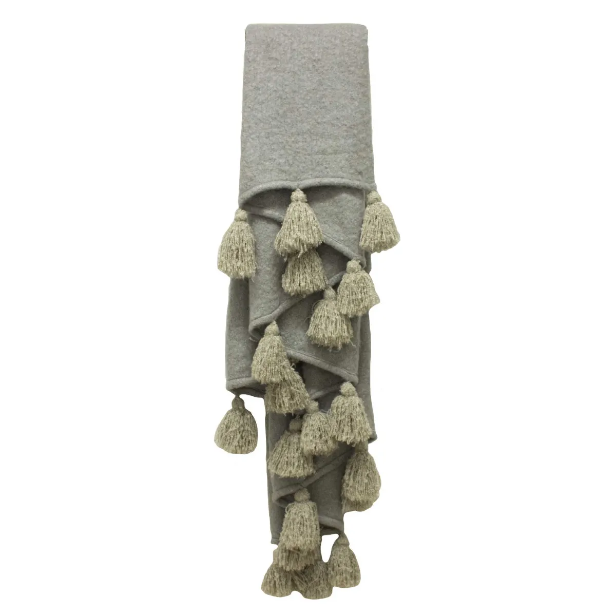 Natural Tassel Throw