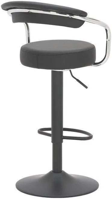netfurniture Lazio Matt Black Bar Stool Black 3