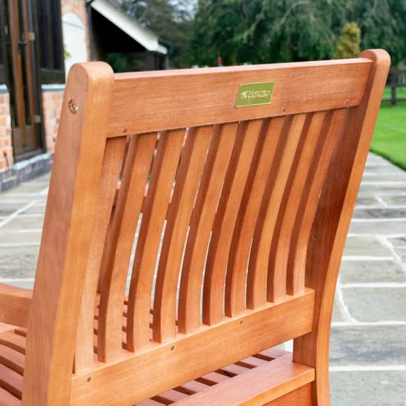 Willington Wooden Garden Armchair 5