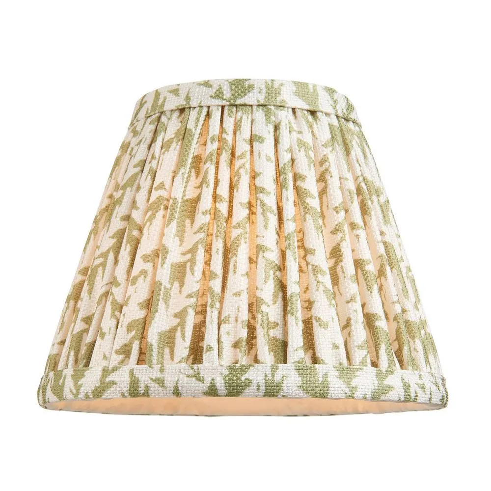 Netlighting Dome Arc Wall Light Herb Garden Green Fabric Leaf Shade 16cm B22 6