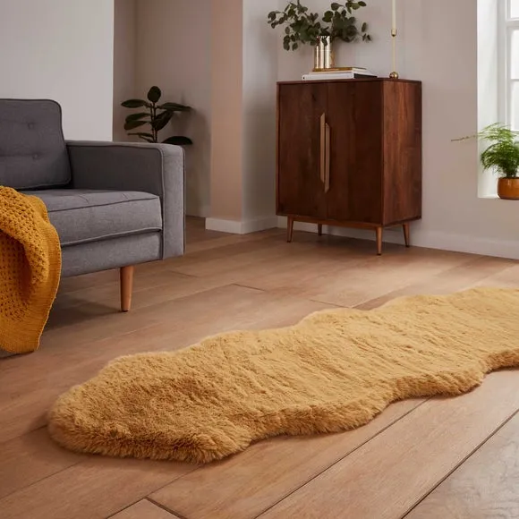 Super Teddy Faux Sheepskin Rug 2