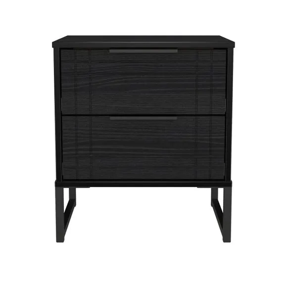 Darlton 2 Drawer Bedside Table 2