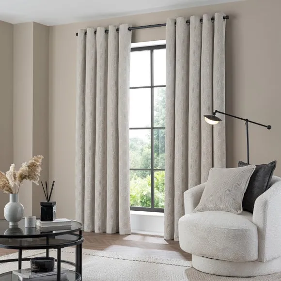 Hendrix Velvet Eyelet Curtains 2