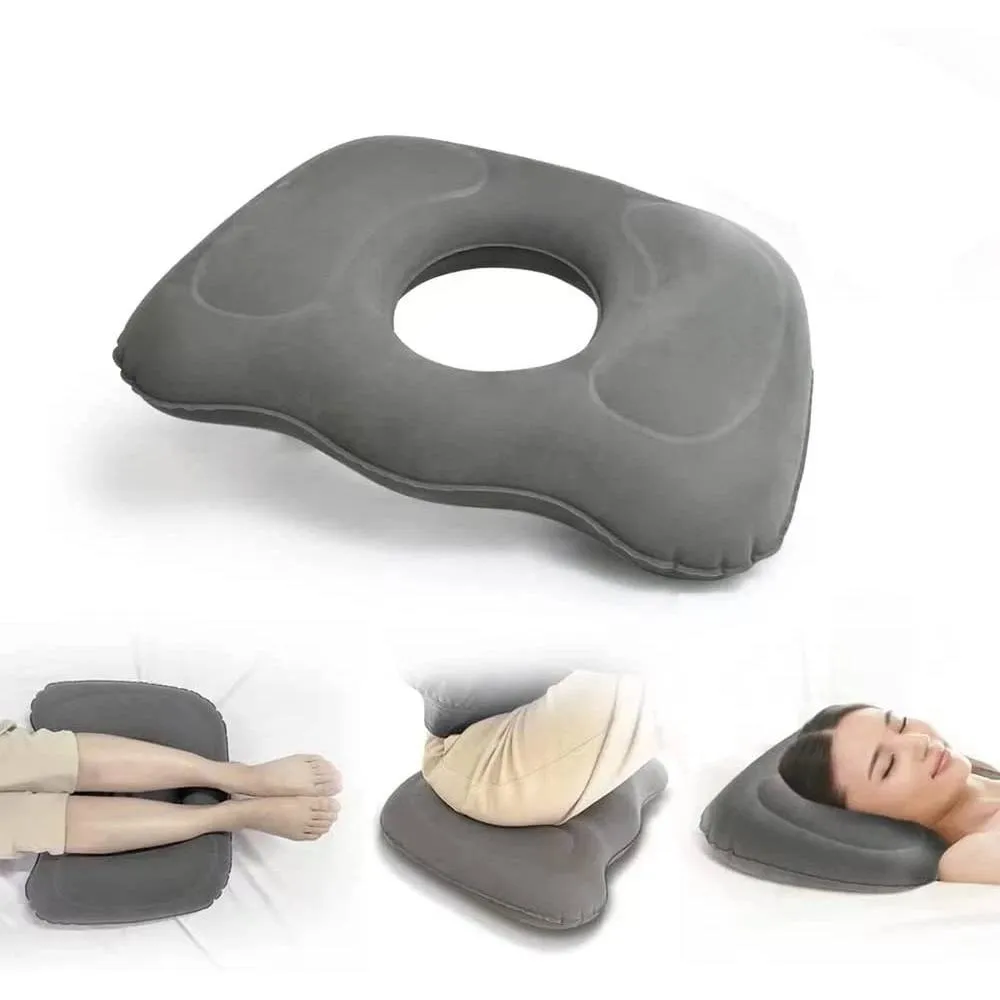 EONLION Ring Cushion Hemorrhoid Seat Pillow in Grey