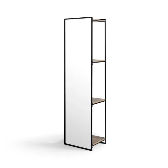 Fulton Mirrored Shelving Unit 3