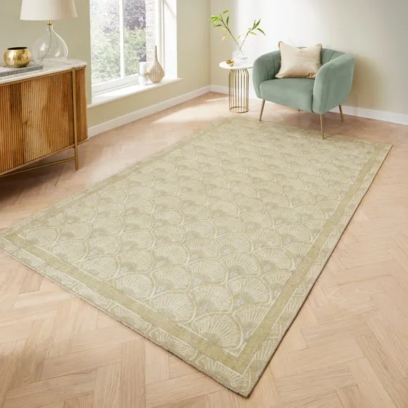 Catherine Lansfield Deco Peacock Rug 1