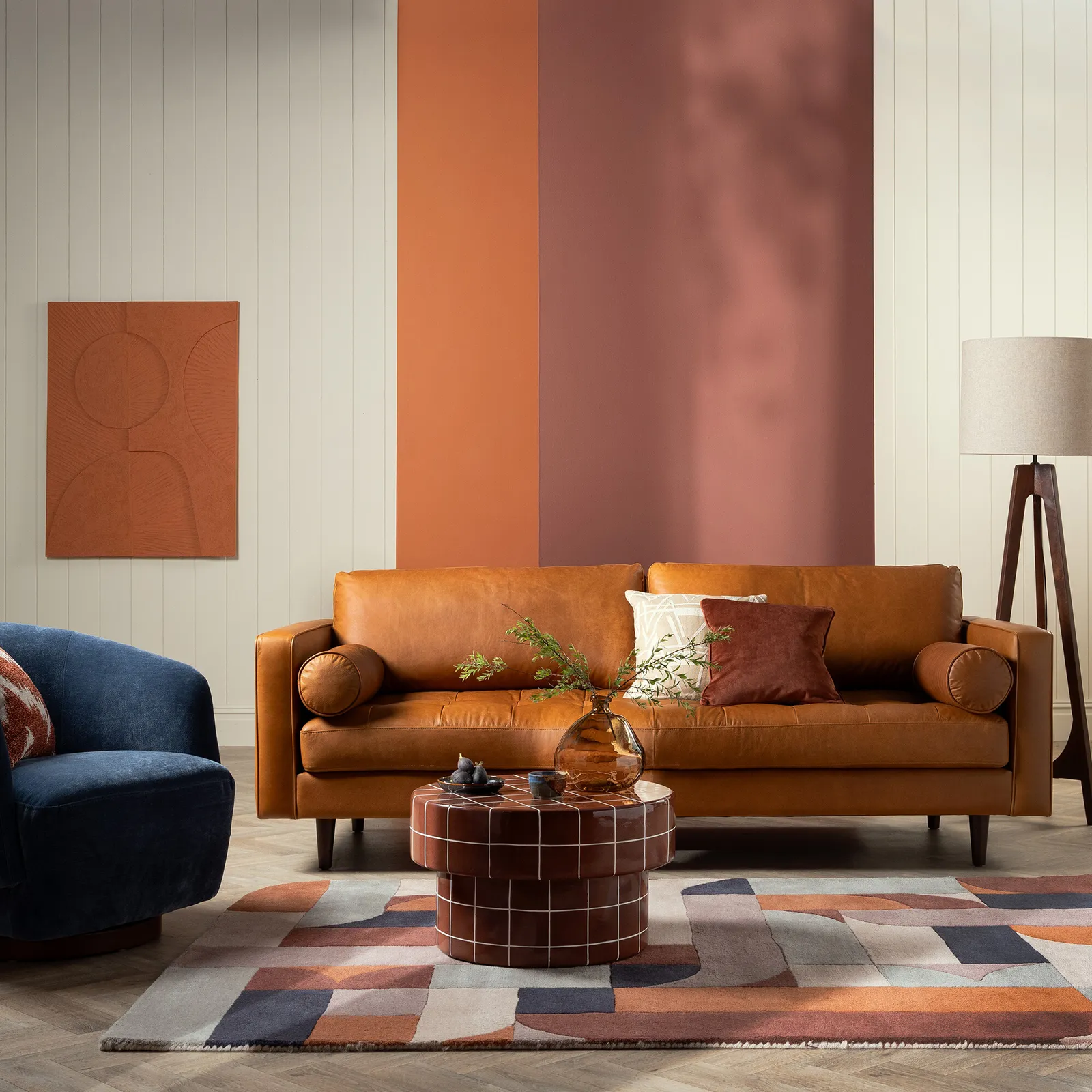 Hemingway Large 2 Seater Sofa, Brown Leather | Barker & Stonehouse 2