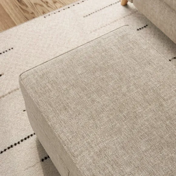 Baxter II Basket Weave Footstool Warm 5