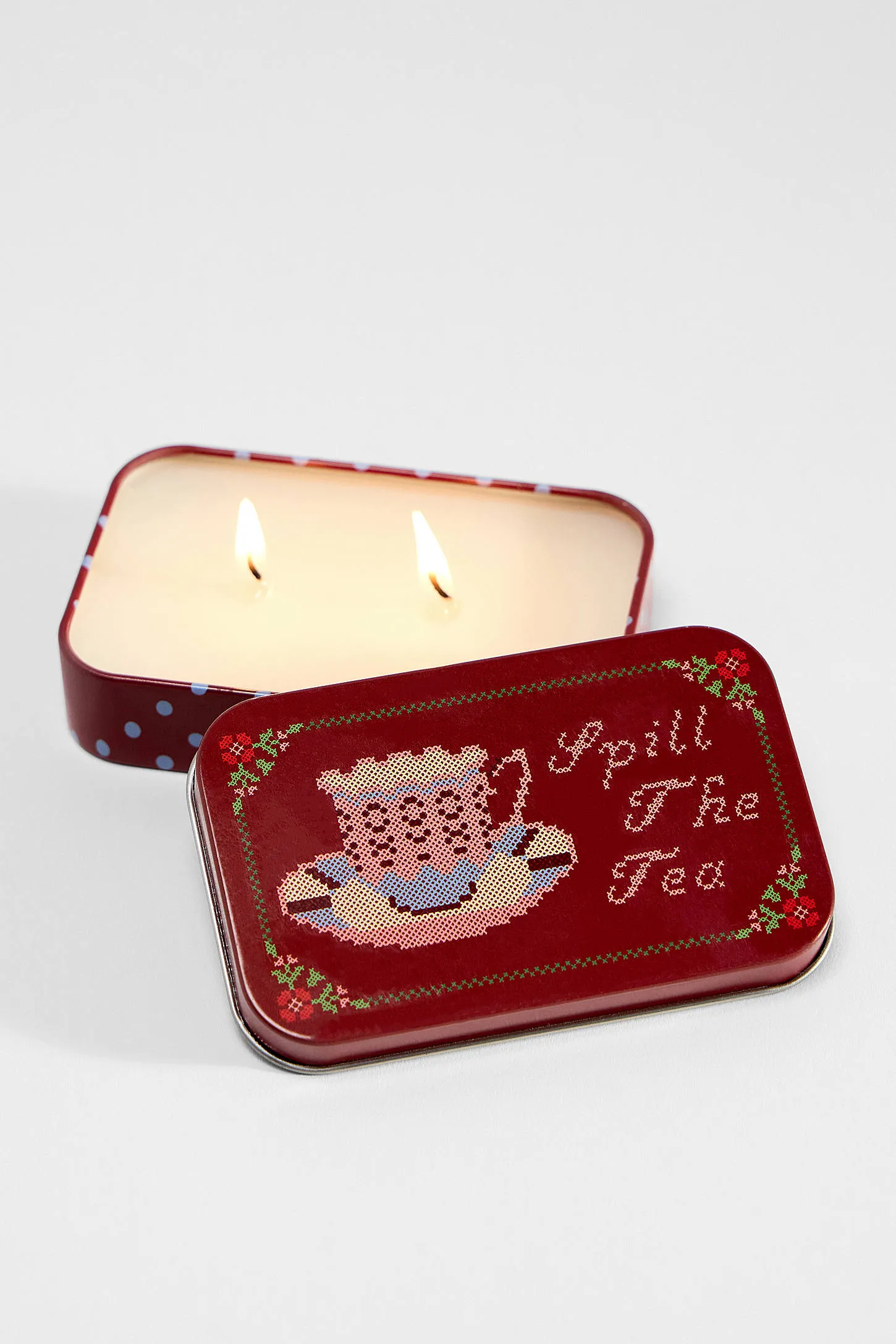 Spill The Tea Tin Candle - Red 3