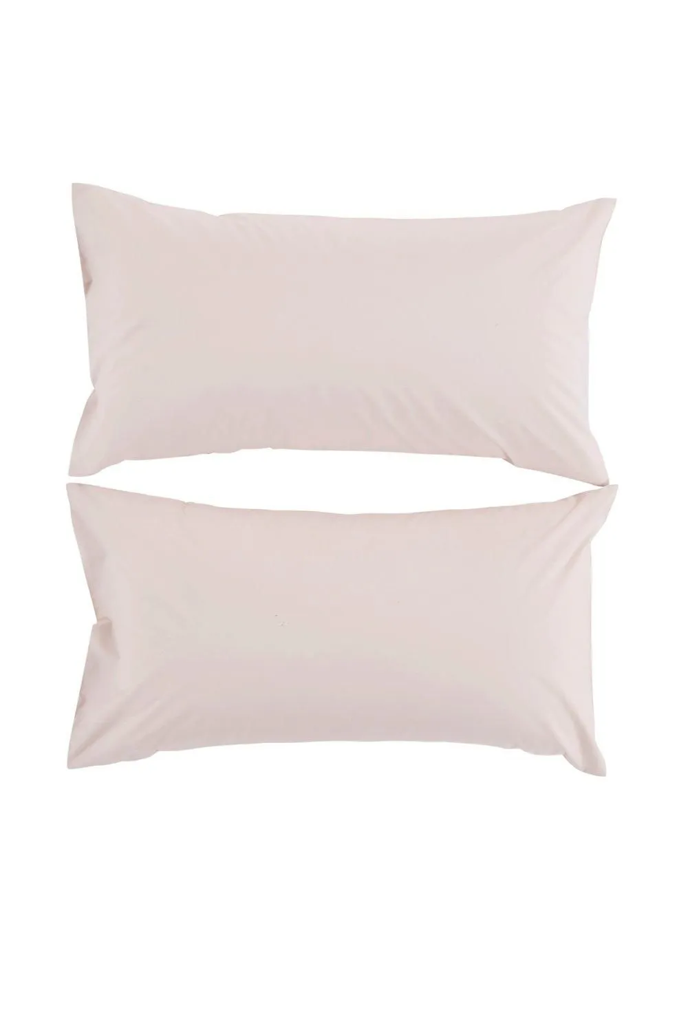 CHRISTY Pure Cotton Percale King Pillowcase Pair in Pink 1