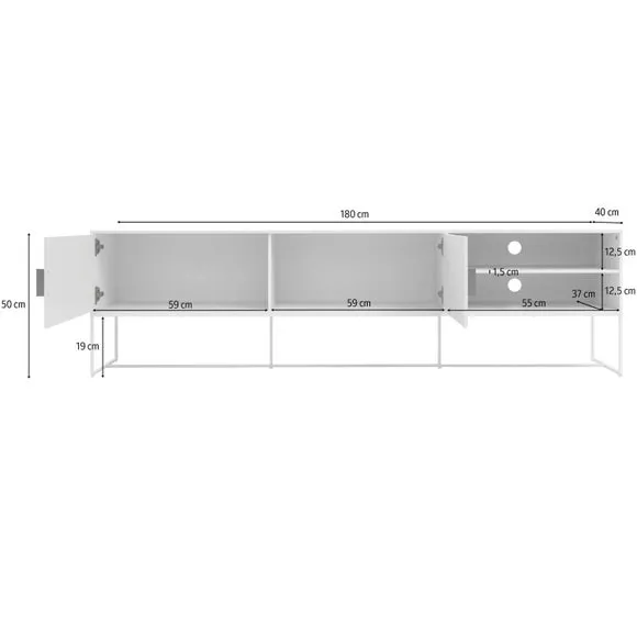 Asia Extra Wide TV Unit for TVs up to 80" 6