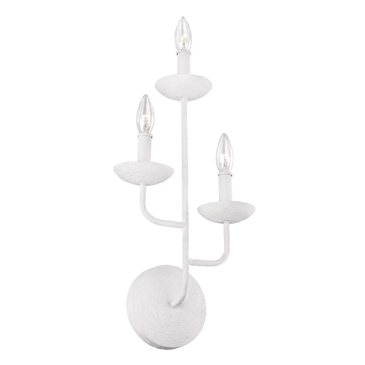 Netlighting Feiss Annie Candle Wall Lamp Plaster White