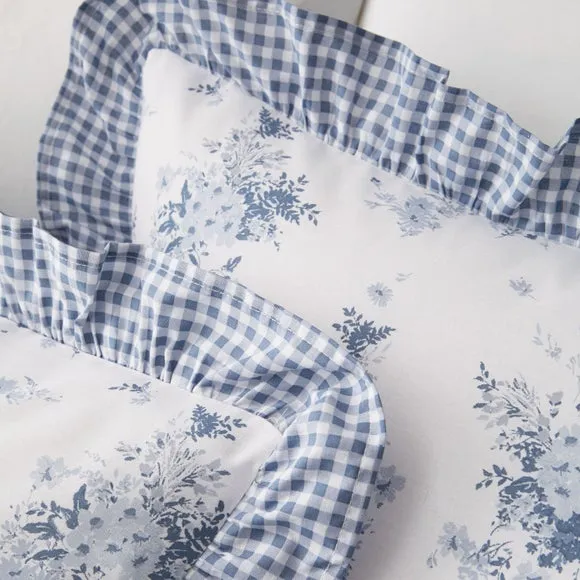 Catherine Lansfield Lucie Floral Reversible Duvet Cover & Pillowcase Set 5