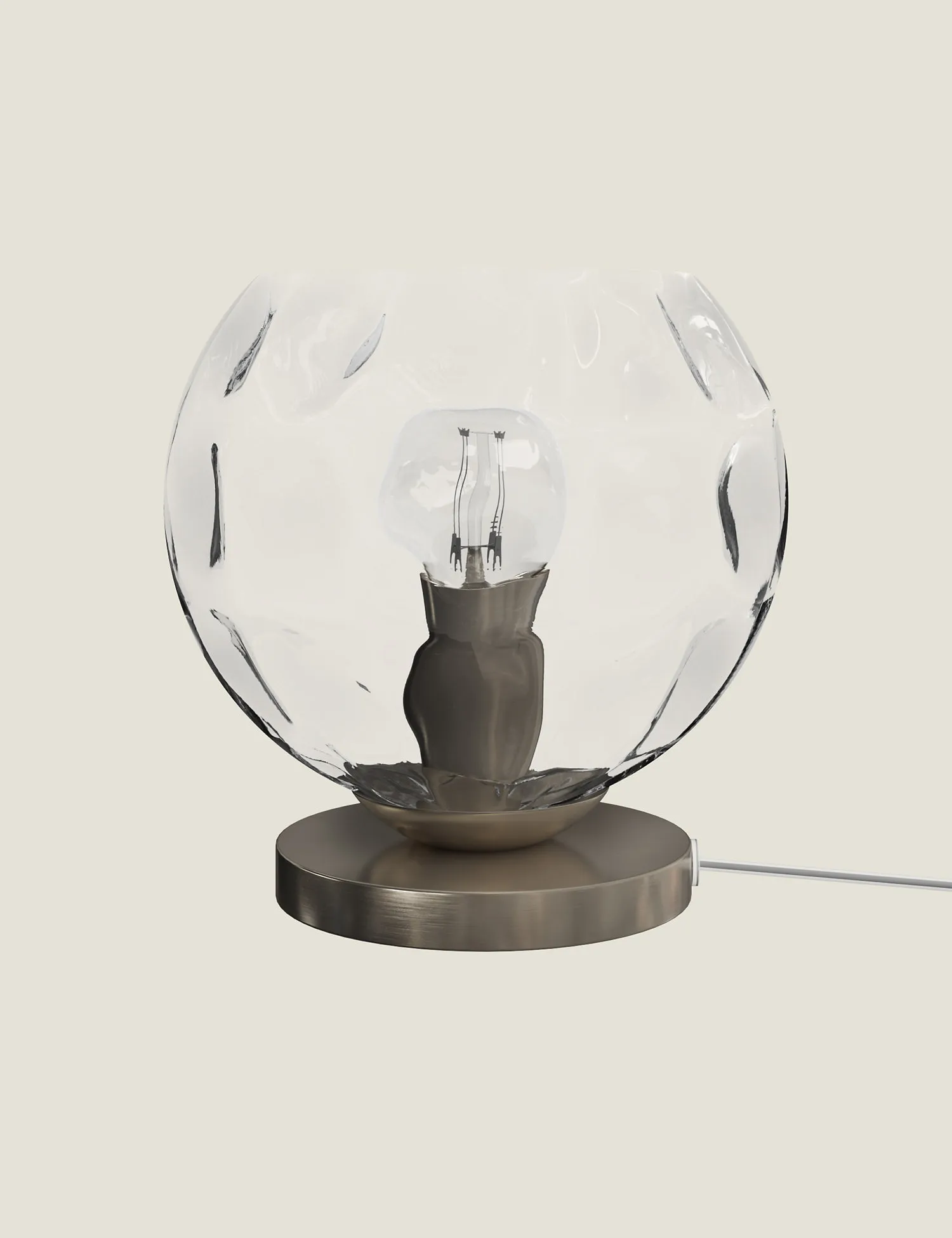 M&S Aubree Glass Table Lamp