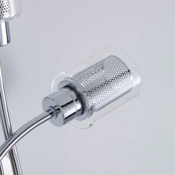 Grace 2 Light Chrome Wall Light 3
