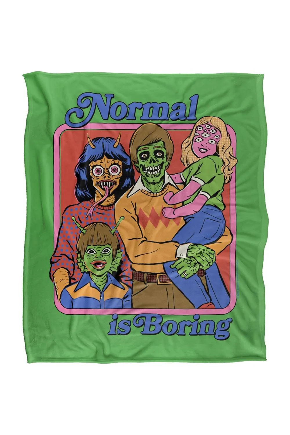 Steven Rhodes Normal Is Boring Silky Touch Super Soft Throw Blanket