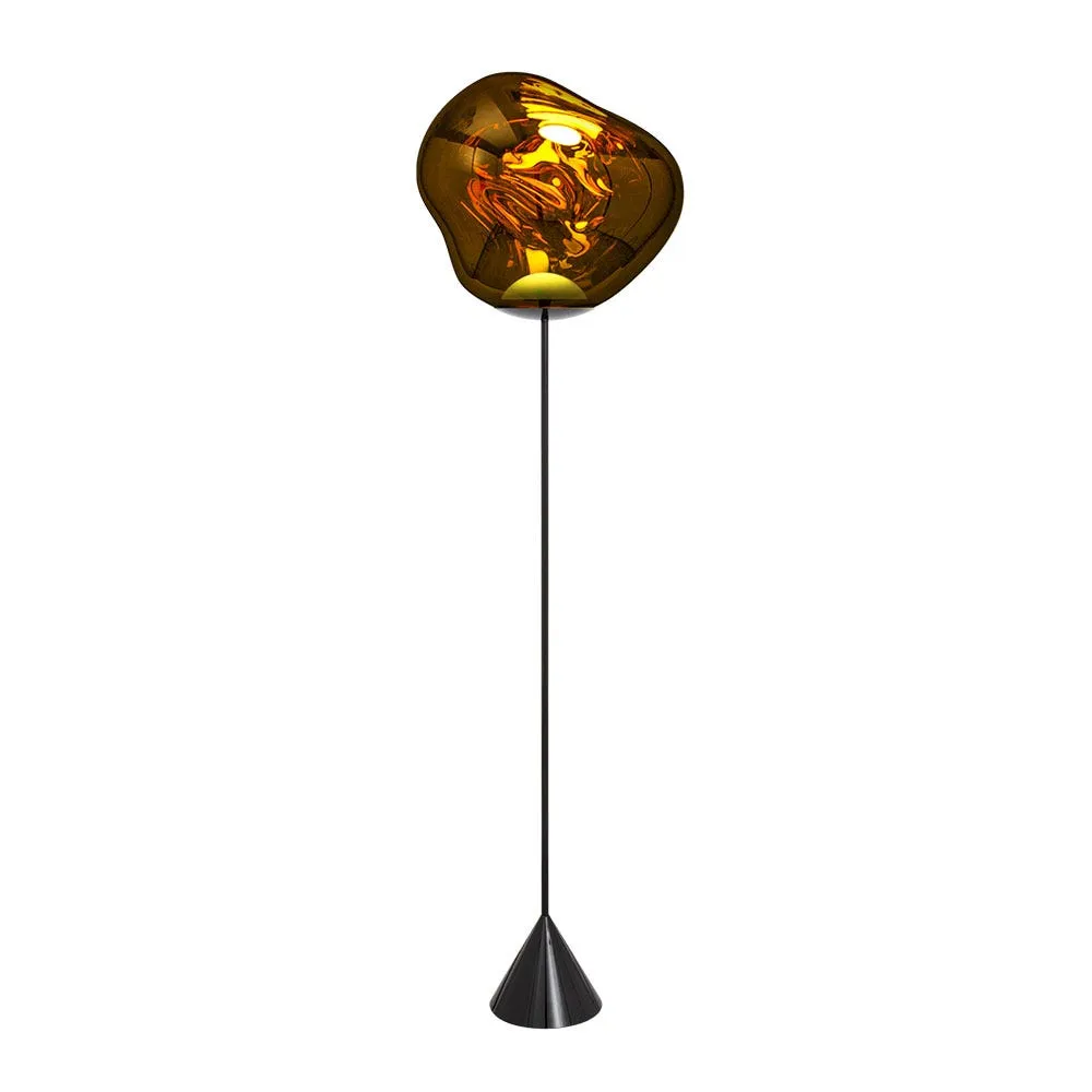 Tom Dixon Melt LED Cone Slim Floor Lamp Gold 2