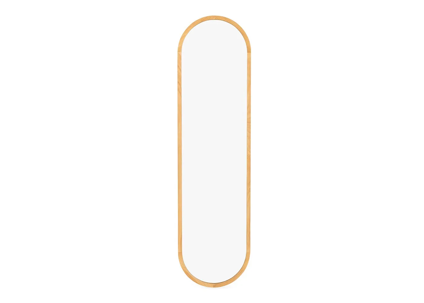 Heal's Anais Mirror Oval Oak 40 x 150cm