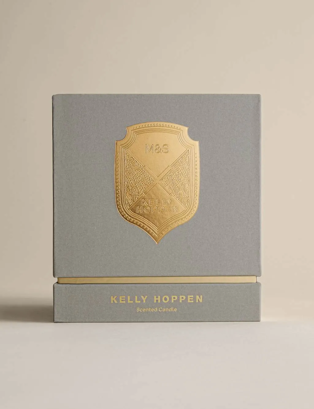 M&S Premium No.4 Large Candle Taupe