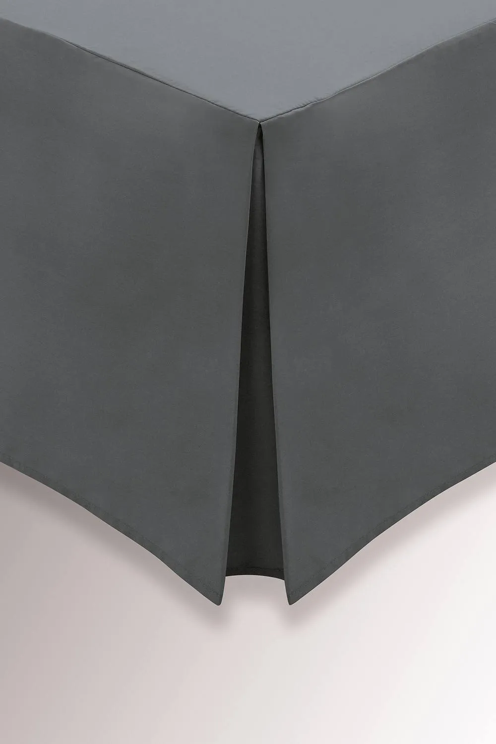 Helena Springfield 'Plain Dye' 180TC Valance in Charcoal