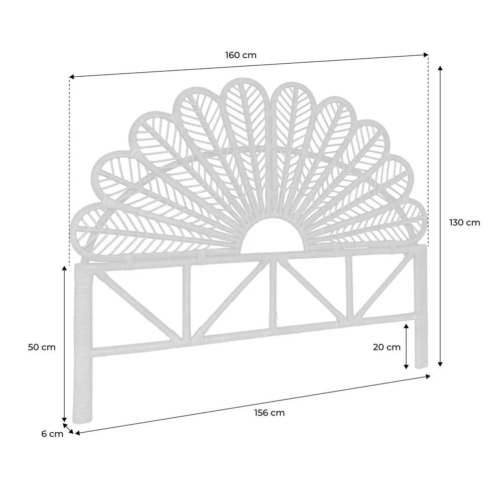sweeek Natural rattan headboard 5