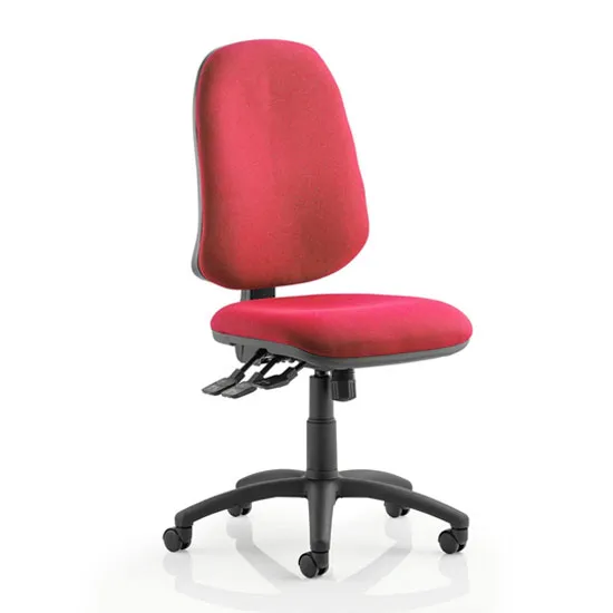 Eclipse Plus XL Office Chair In Wine No Arms