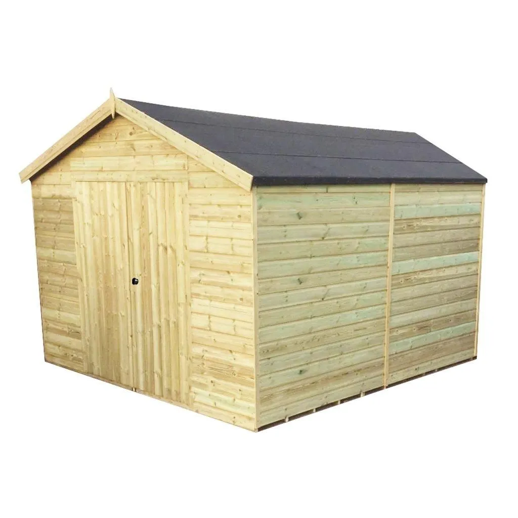 Marlborough 17 x 11 Premier Pressure Treated Apex Workshop in Natural 3