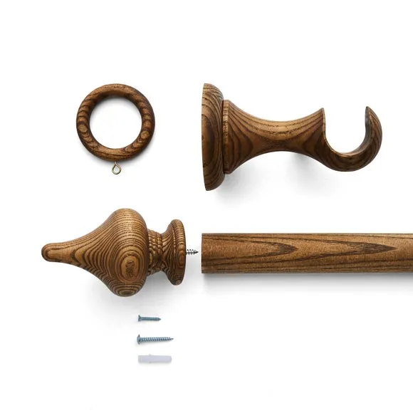 Pendleton Wood Curtain Pole 4