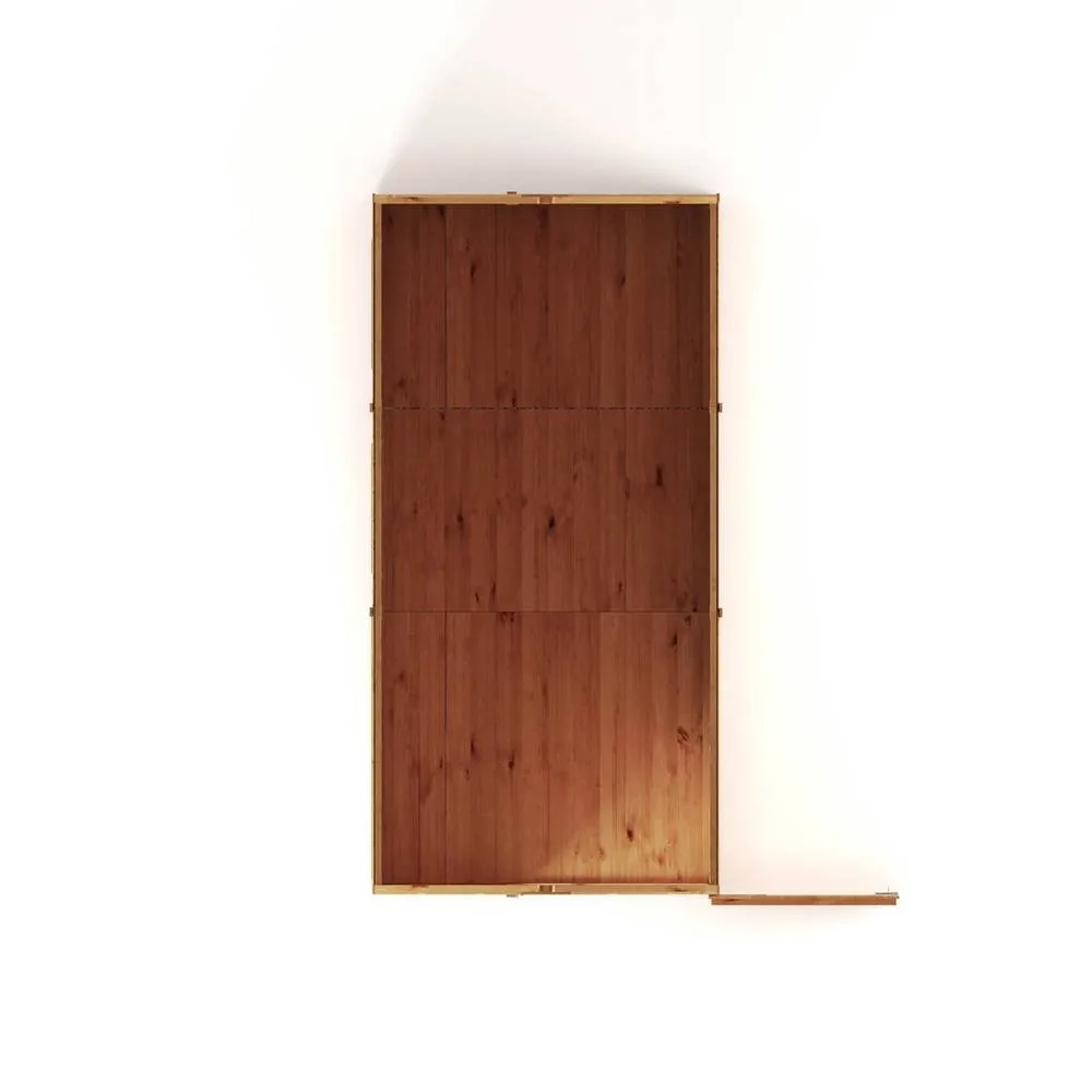 Mercia 10x5 Feet Modular Shiplap Apex - Windowless - L314.4xW159.3xH215.9 cm in Light Brown 5