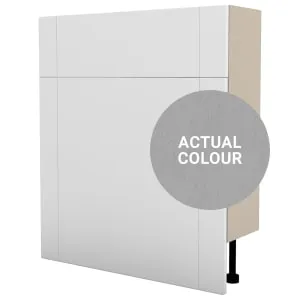 Duarti By Calypso Highwood 700mm Floor Reaching Slimline Toilet Unit - Fossil Grey