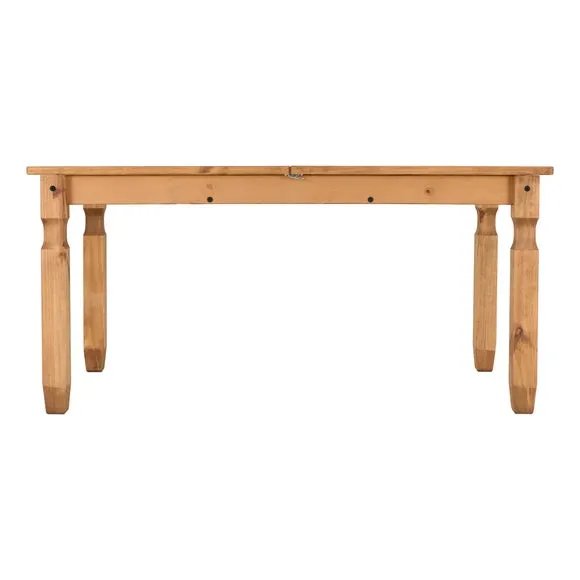 Corona 6-8 Seater Rectangular Extendable Dining Table, Pine 3