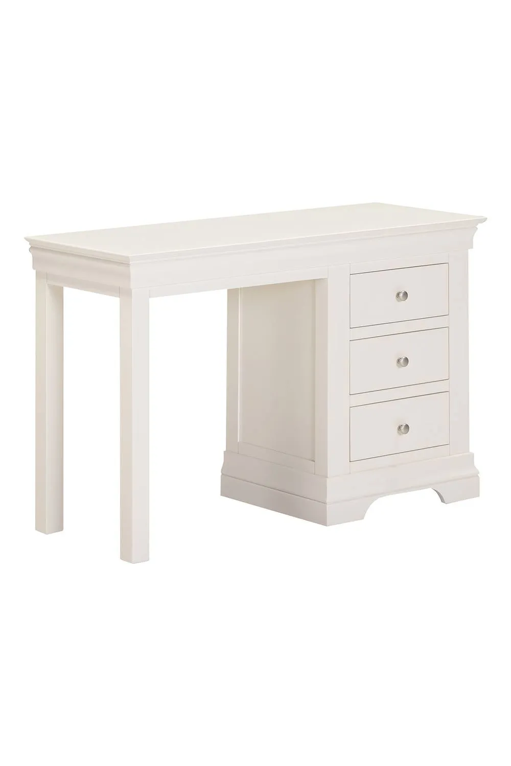 Seconique Bordeaux 3 Drawer Dressing Table in Ivory 2