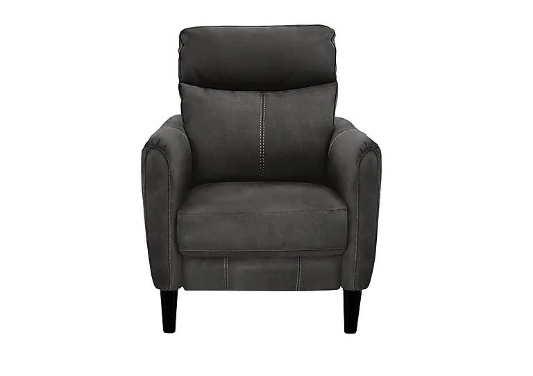 Compact Collection Petit Fabric Armchair - Dark Grey