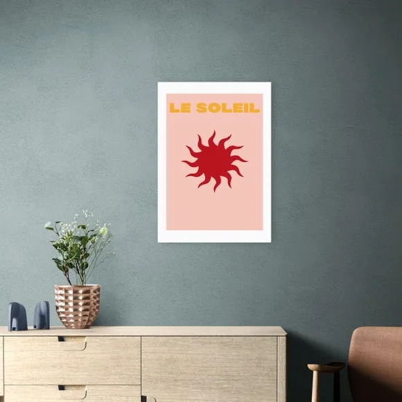 East End Prints Le Soleil Print by Inoui 1