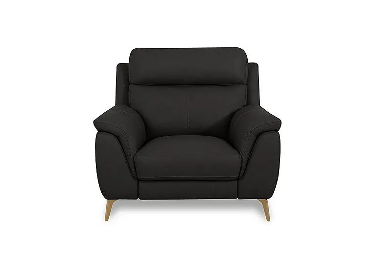 Eclipse Leather Chair - Black