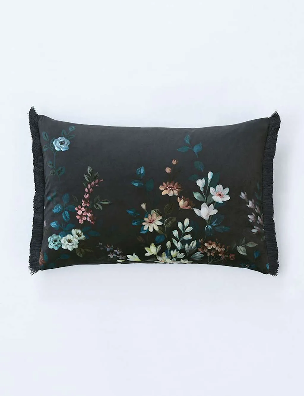 MM Linen Velvet Ciana Bolster Cushion Purple Mix