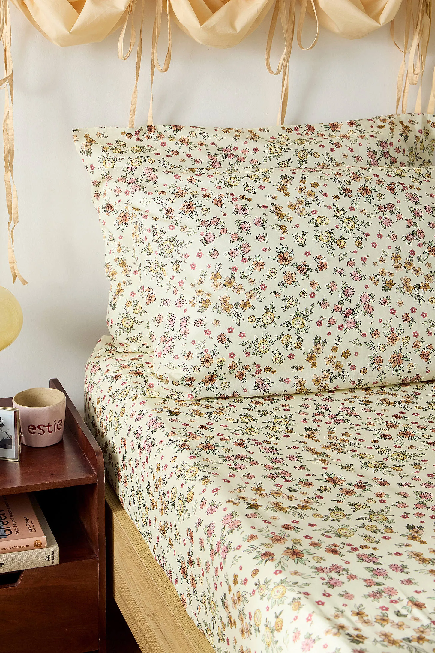 Verity Ditsy Fitted Sheet & Pillowcase Set 4