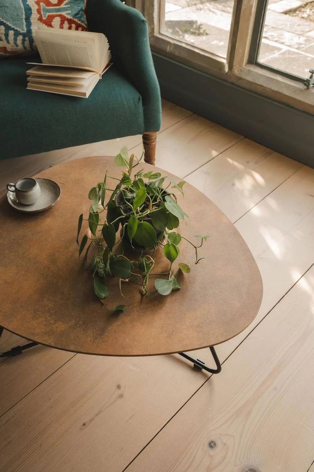 Statement Furniture Bergen Small Coffee Table in Gold 4