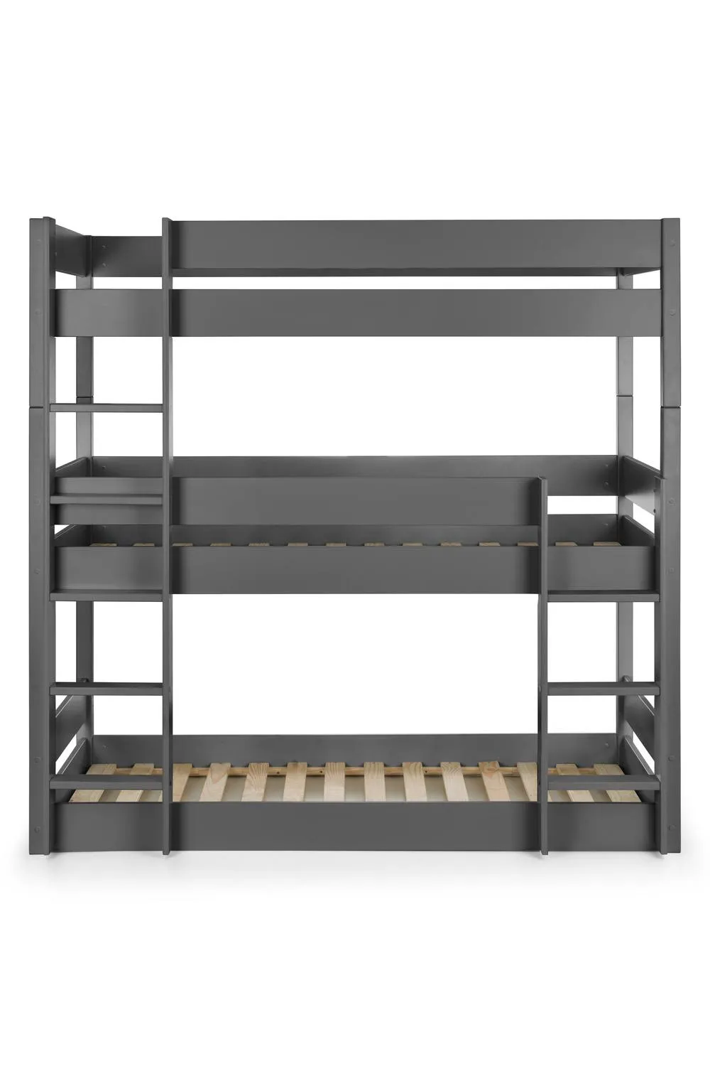 Julian Bowen Trio 3 Tier Triple Bunk Bed in Dark Grey 5