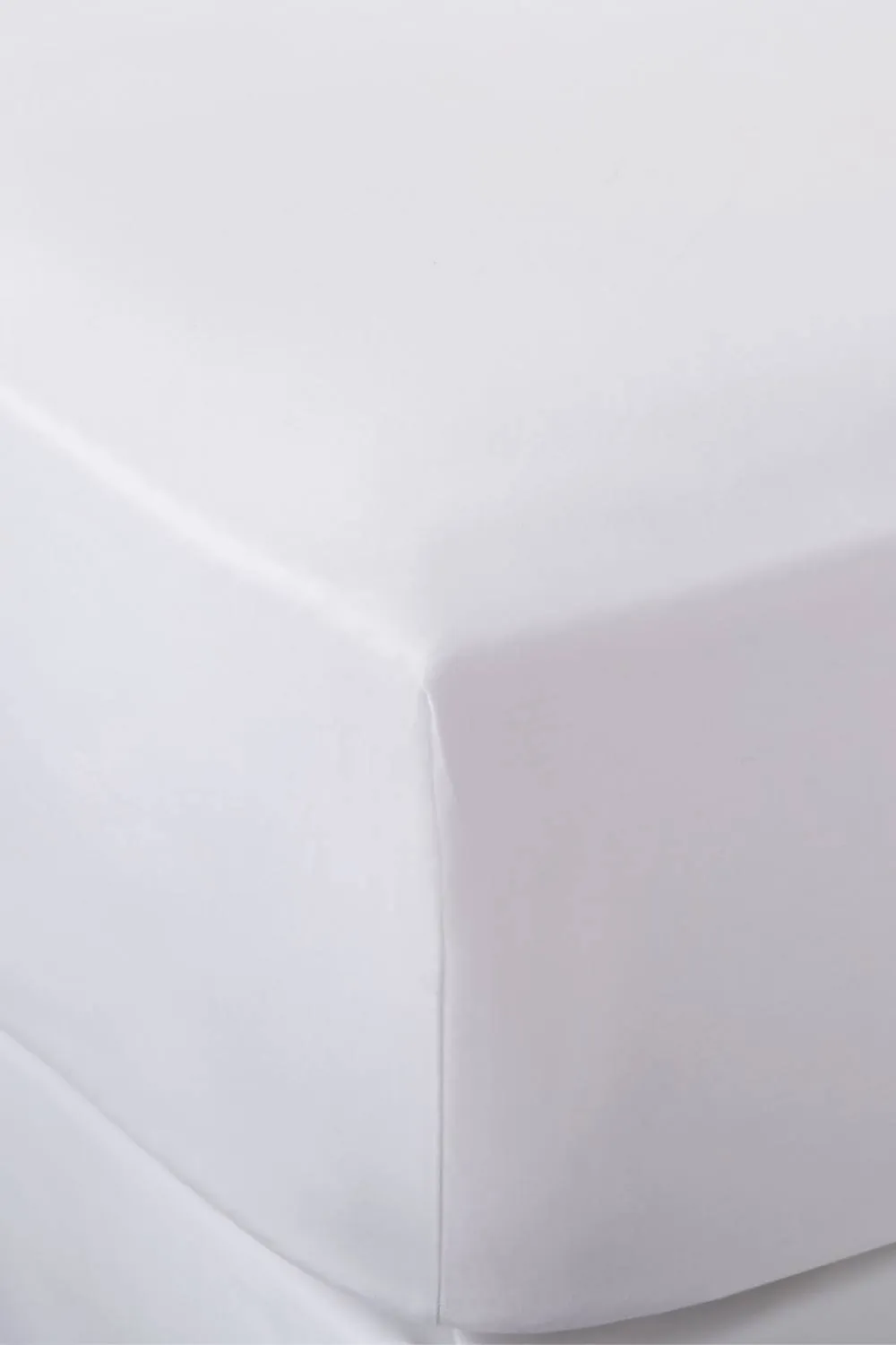 Soak&Sleep White 400TC Egyptian Cotton Fitted Sheet