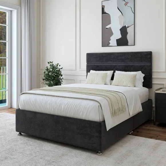 Plush Chenille Universal Divan Base 1