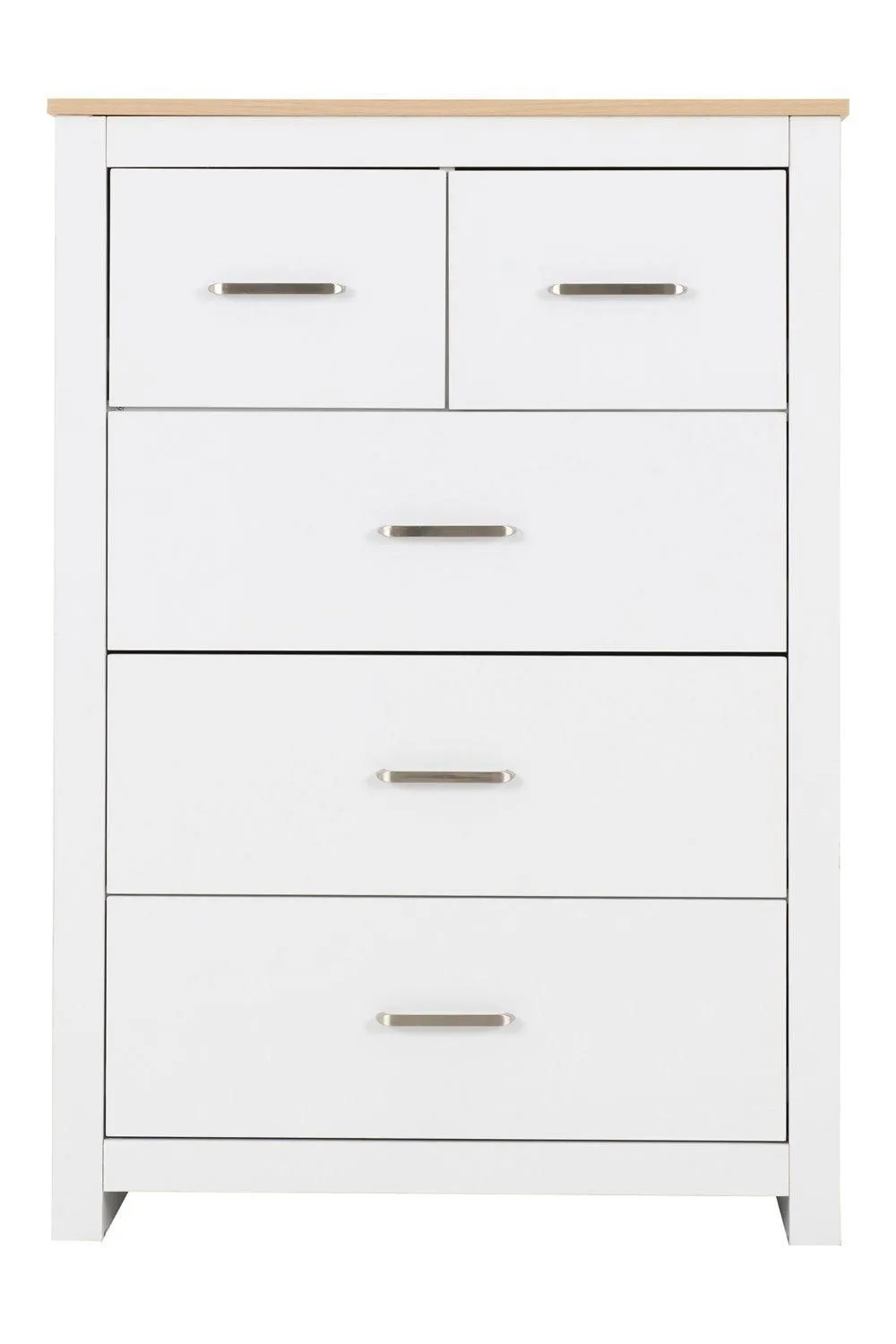 Seconique Portland 3+2 Drawer Chest in White 3