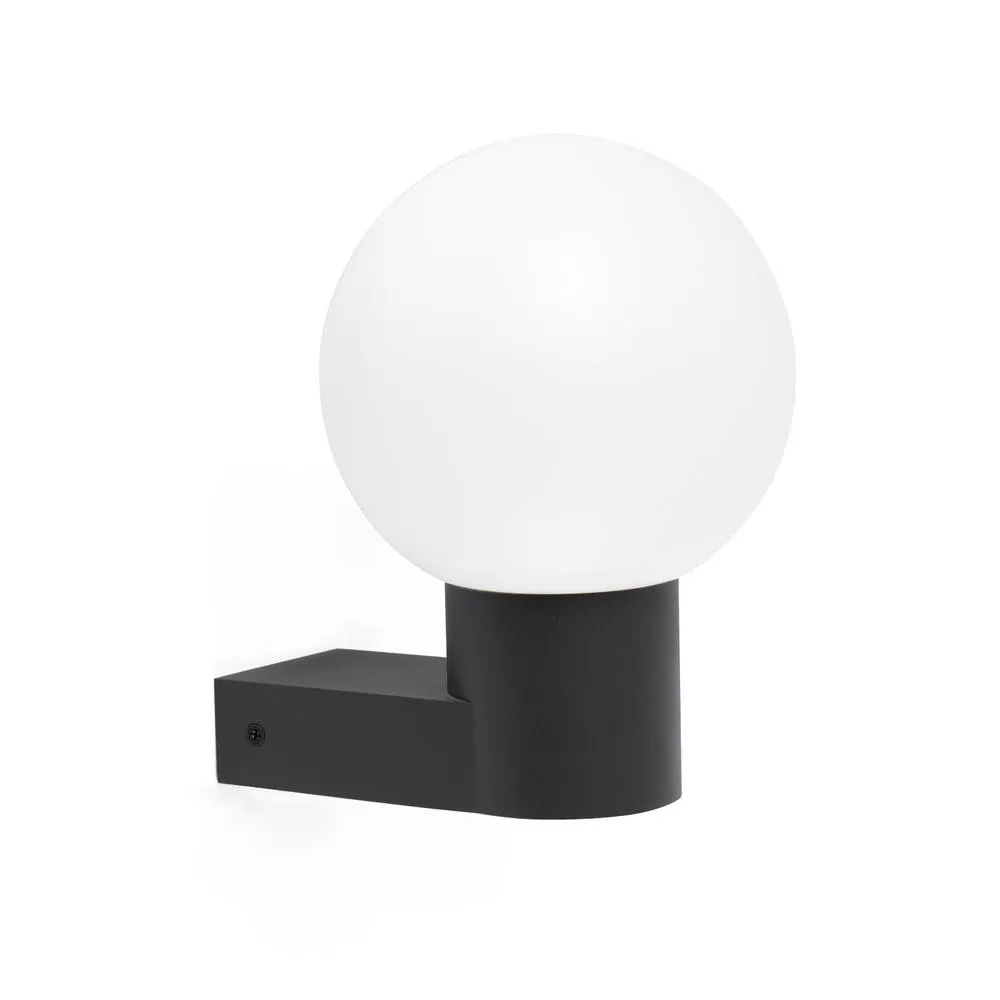 Netlighting Moon Outdoor Modern Wall Lamp Dark Grey 1x E27 IP44