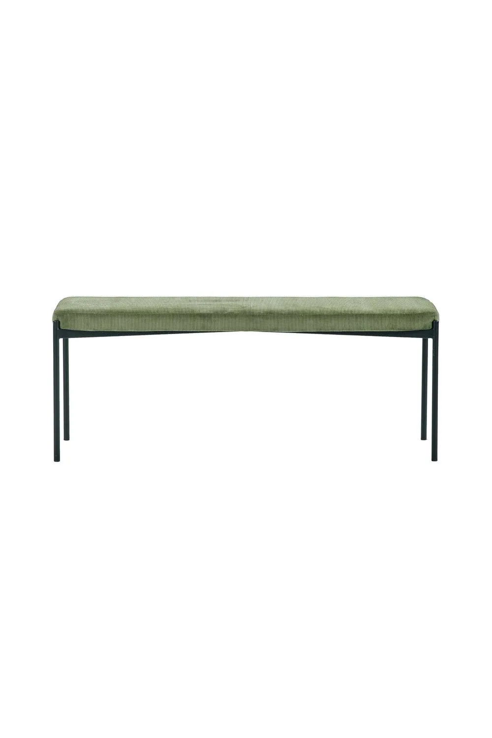 Julian Bowen Leonie 2 Seater Upholstered Dining Bench in Green 6