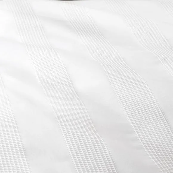 Dixon Waffle 100% Cotton Duvet Cover & Pillowcase Set 2